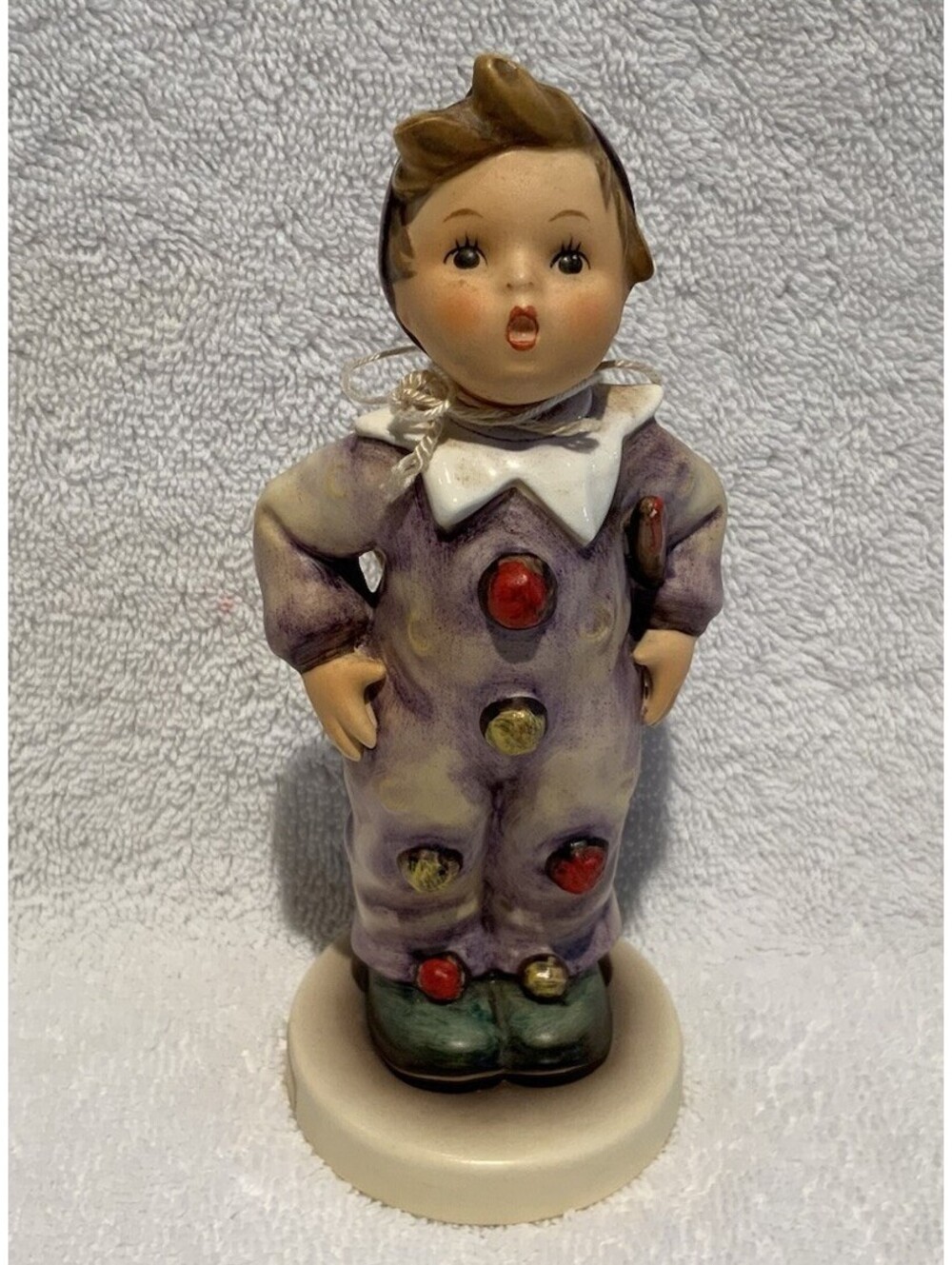 Vintage M.J. Hummel Goebel ‘Carnival’ Clown Boy Figurine #328
